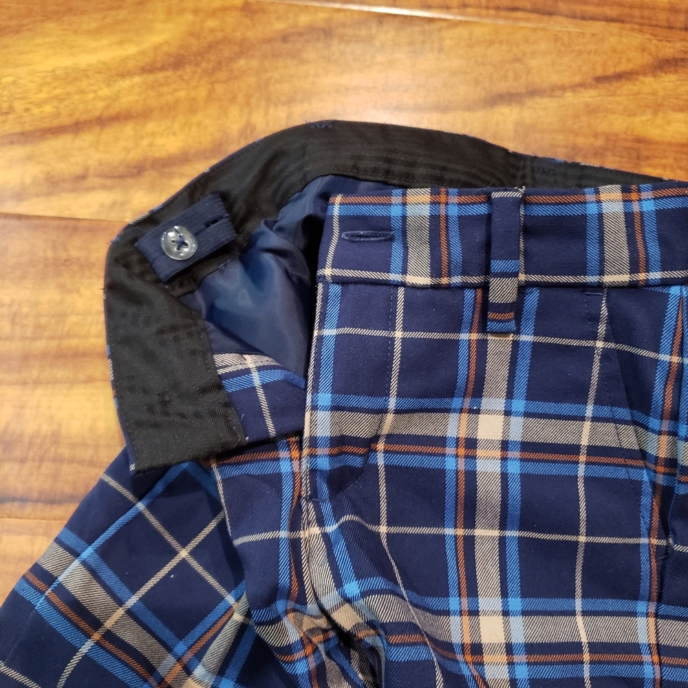 Janie and Jack NWT/EUC boys 4 dog intarsia sweater, plaid pants, plaid shirt - Picture 7 of 13